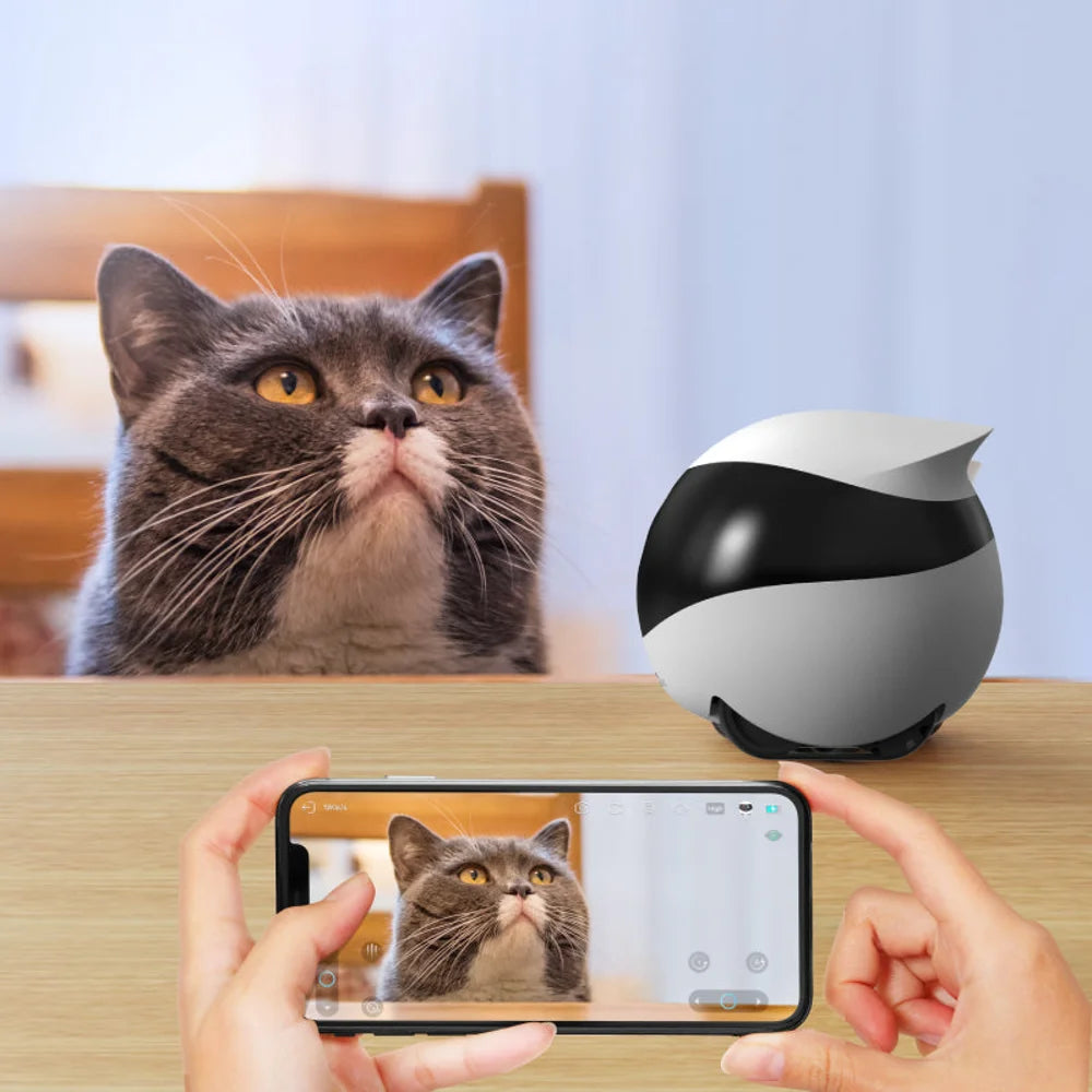 Enabot EBO SE Camera Robot for Dog Cat Baby 1080P Wifi 2.4G 5G 360° Home Pet Camera Startlight Night Vision