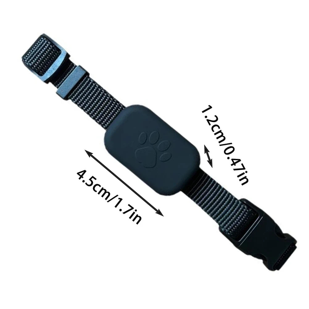 Pet GPS Tracker with Adjustable Collar Smart Pet Locator Cat Tracker for Dogs & Cats (Compatible with iOS/Android)