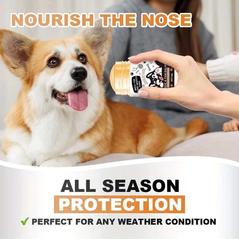 Dog Paw Balm - Lick Safe Snout Soother - Moisturizing, Soothing and Nourishing Stimulation - Prevent Cracks and Wounds - Dog Foot Cream Waxed, Oil, Butter, Extract