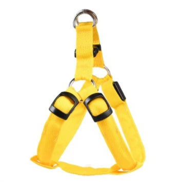 Outdoor Luminous Pet Supplies LED Luminous Dog Chest Harness Large Dog Traction Dog Walking Supplies To Prevent Getting Lost New