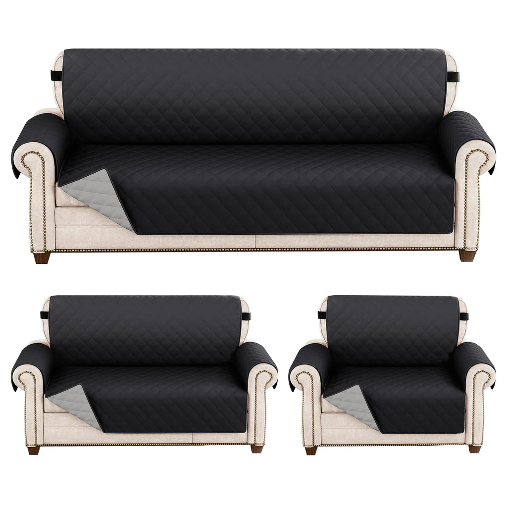 1pc Waterproof Pet-Friendly Sofa Cover with Diamond Pattern Design - Easy Clean, Modern Slipcover for Living Room & Office Decor