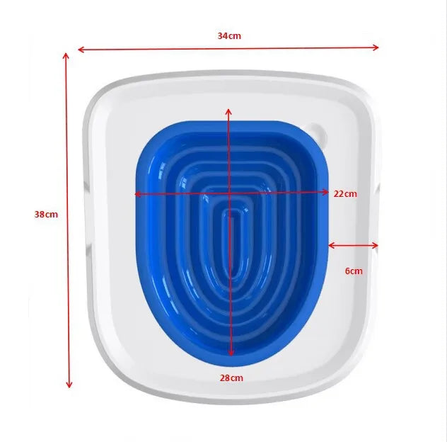 Upgrade Cat Toilet Trainer Reusable Training Toilet For Cat Plastic Training Set Cat Litter Box Mat Toilet Cats Training Product