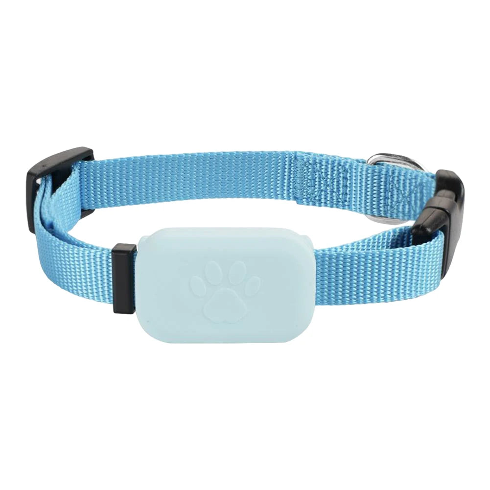 Pet GPS Tracker with Adjustable Collar Smart Pet Locator Cat Tracker for Dogs & Cats (Compatible with iOS/Android)