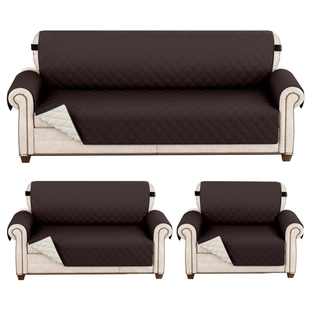 1pc Waterproof Pet-Friendly Sofa Cover with Diamond Pattern Design - Easy Clean, Modern Slipcover for Living Room & Office Decor