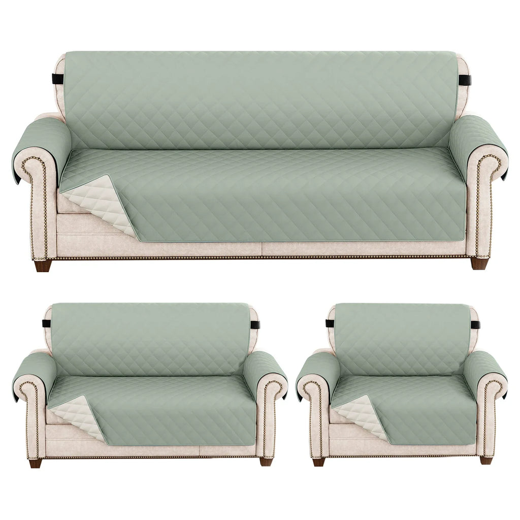 1pc Waterproof Pet-Friendly Sofa Cover with Diamond Pattern Design - Easy Clean, Modern Slipcover for Living Room & Office Decor
