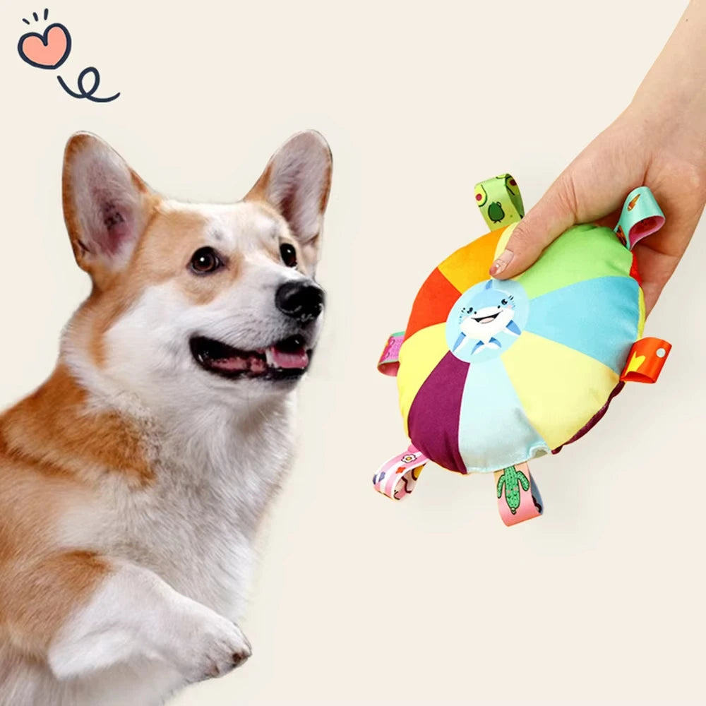 Interactive Ball Toys With Grab Tabs Dog Bite Chew Balls Pets Accessories Puppy Outdoor Training Soccer Pet Supplies