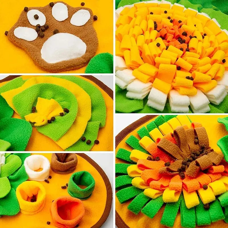 New Pet Smell Mat Foraging Smell Training Blanket Entertainment Interactive Dog Slow Food Mat Training Educational Pet Toys