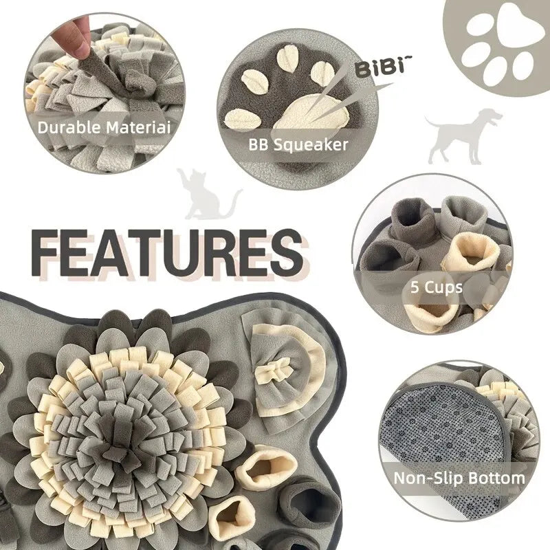 New Pet Smell Mat Foraging Smell Training Blanket Entertainment Interactive Dog Slow Food Mat Training Educational Pet Toys